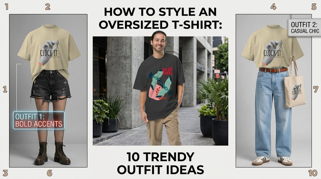 How to Style an Oversized T-Shirt: 10 Trendy Outfit Ideas
