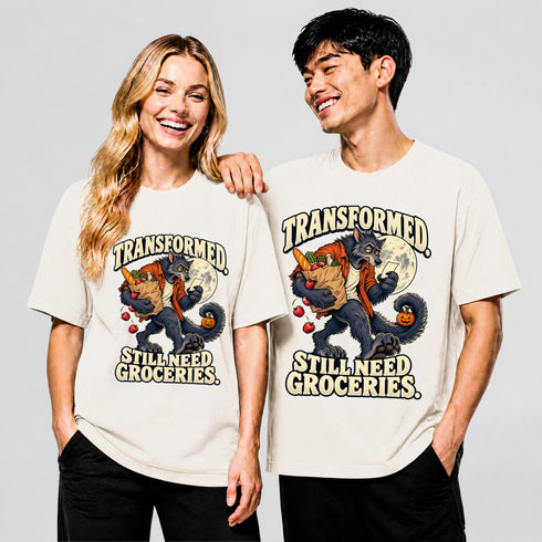 Moonlit Grocery Run t-shirt, streetwear by Urban Hideout
