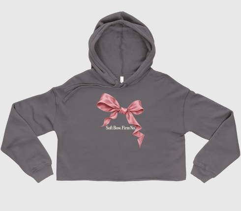 Velvet Boundaries Women's Crop Hoodie
