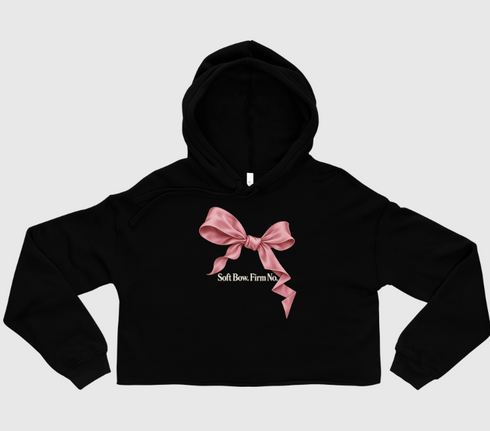 Velvet Boundaries Women's Crop Hoodie