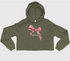 Velvet Boundaries Women's Crop Hoodie
