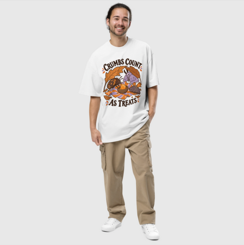 Crumbs Count As Treats t-shirt, streetwear by Urban Hideout