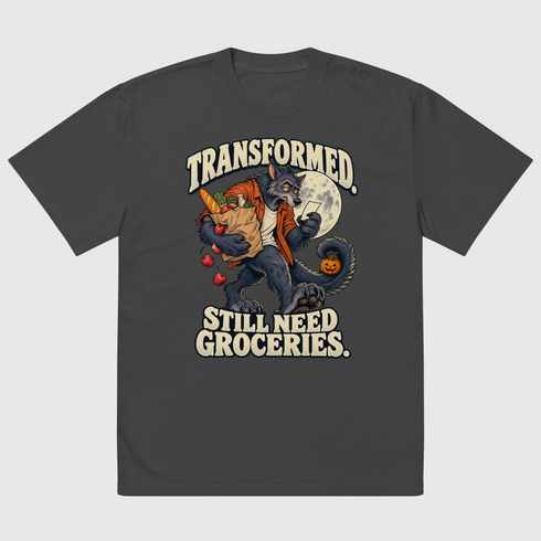 Moonlit Grocery Run t-shirt, streetwear by Urban Hideout