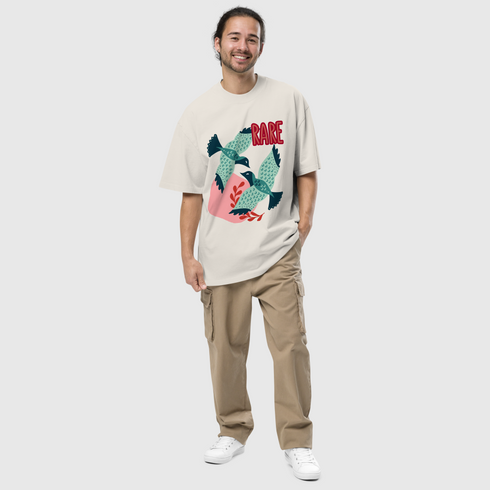 Oversized Rare faded t-shirt, streetwear by Urban Hideout