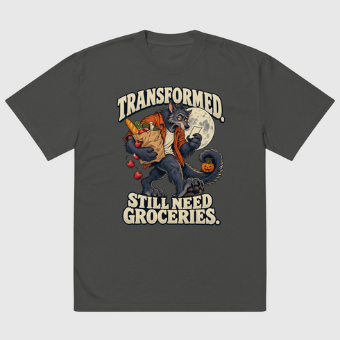 Moonlit Grocery Run t-shirt, streetwear by Urban Hideout
