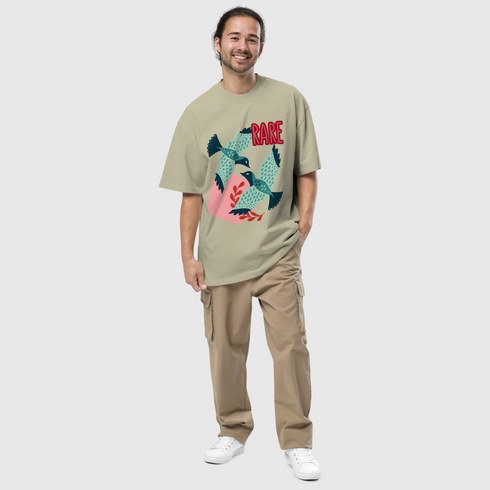 Oversized Rare faded t-shirt, streetwear by Urban Hideout