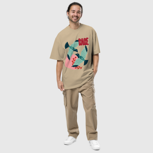 Oversized Rare faded t-shirt, streetwear by Urban Hideout