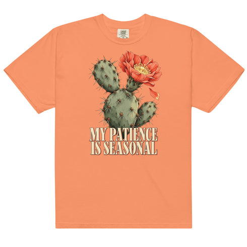 My Patience Is Seasonal t-shirt, streetwear by Urban Hideout