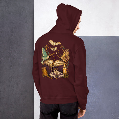 Mothbound Archives hoodie, streetwear by Urban Hideout